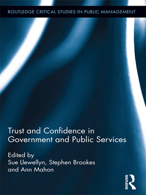 cover image of Trust and Confidence in Government and Public Services